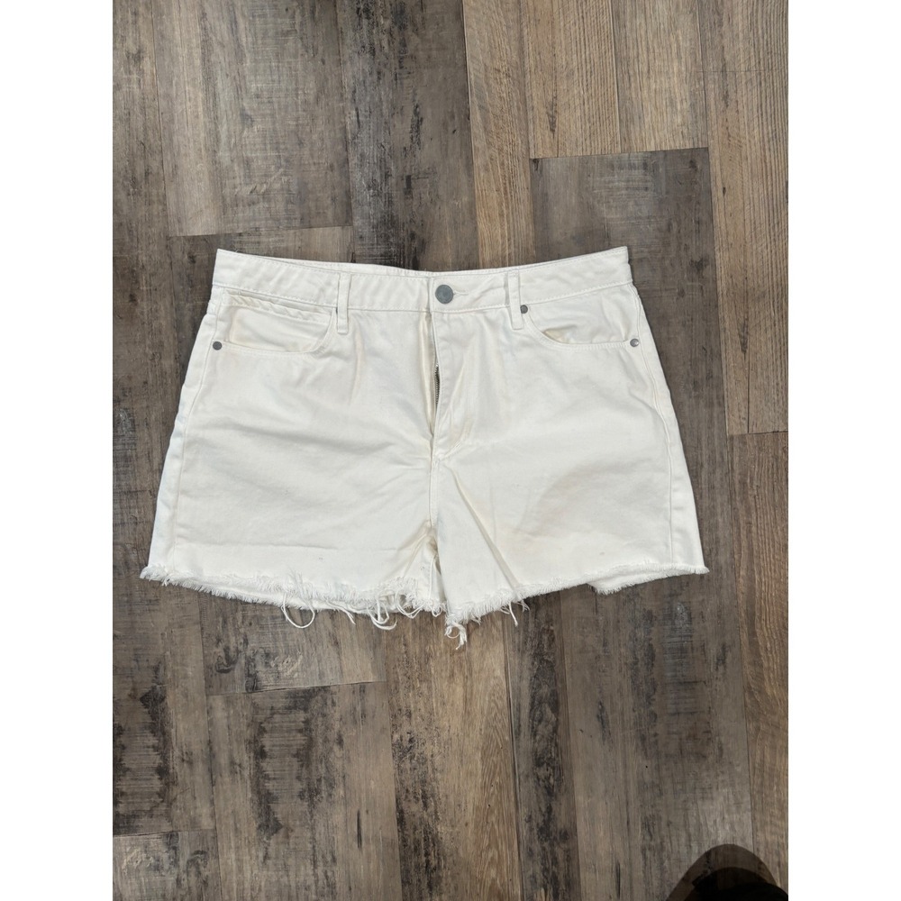 Articles of Society White Raw Hem Denim Cutoff Shorts Boho Festival 30